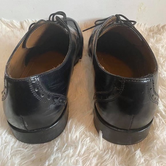 Florsheim Shoes Florsheim Mens Brookside Lace Up Black Shoes Sz 1